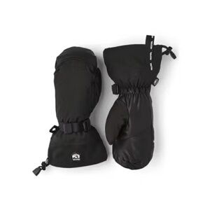 Hestra Army Leather Extreme Mitt Ski Snowboard Unisex Mittens Black Size 7 EUC